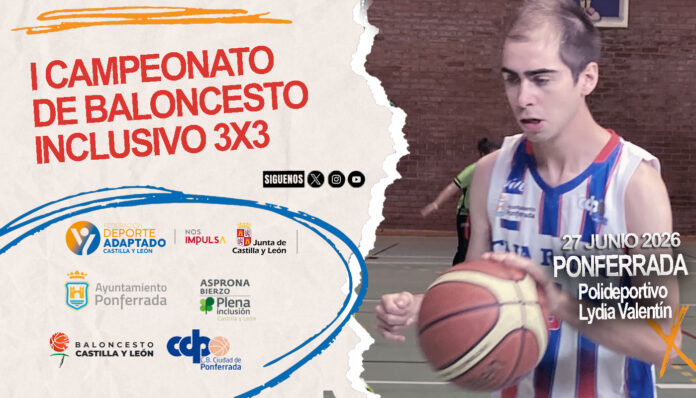 Cartel I Campeonato de Baloncesto Inclusivo 3x3