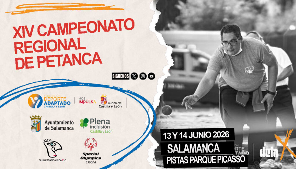 Cartel XIV Campeonato Regional de Petanca