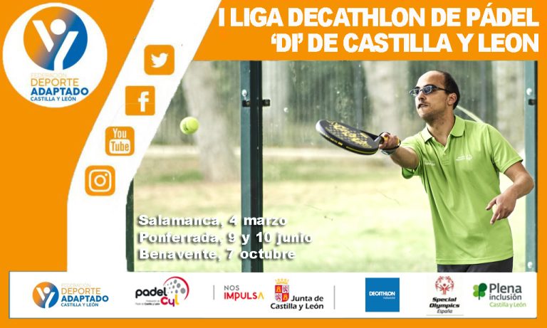 Cartel I Liga Castilla y León Pádel DI