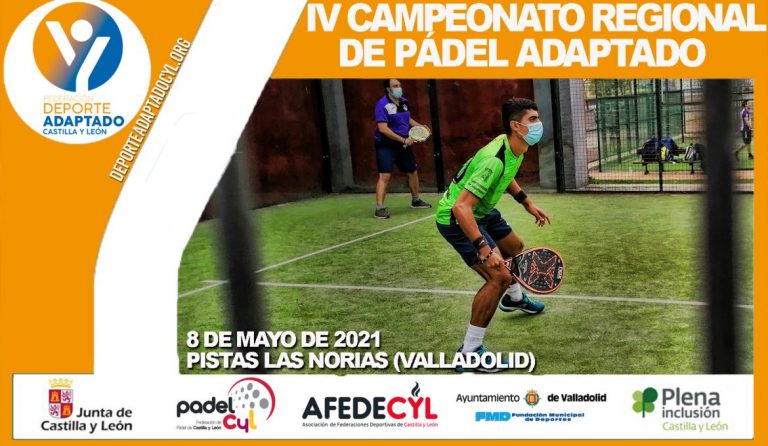 Cartel IV Campeonato Regional de Pádel