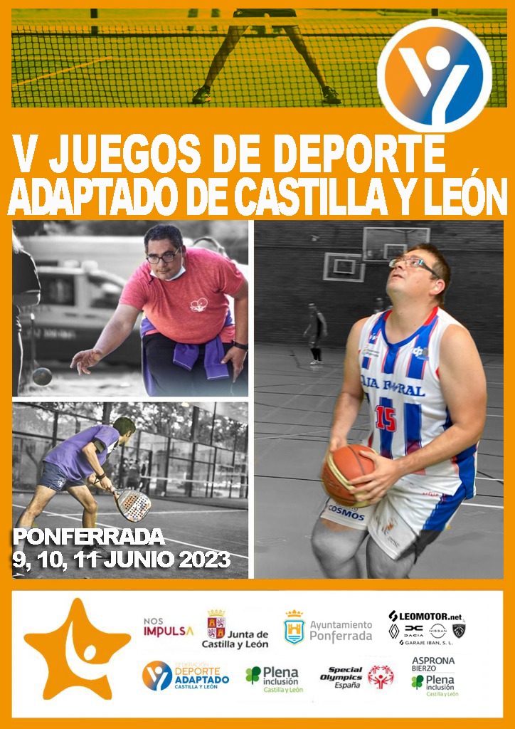 Cartel JDA Ponferrada 2023 - Pádel