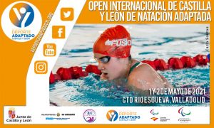 Cartel de IX Open Internacional de Castilla y León Natación Adaptada