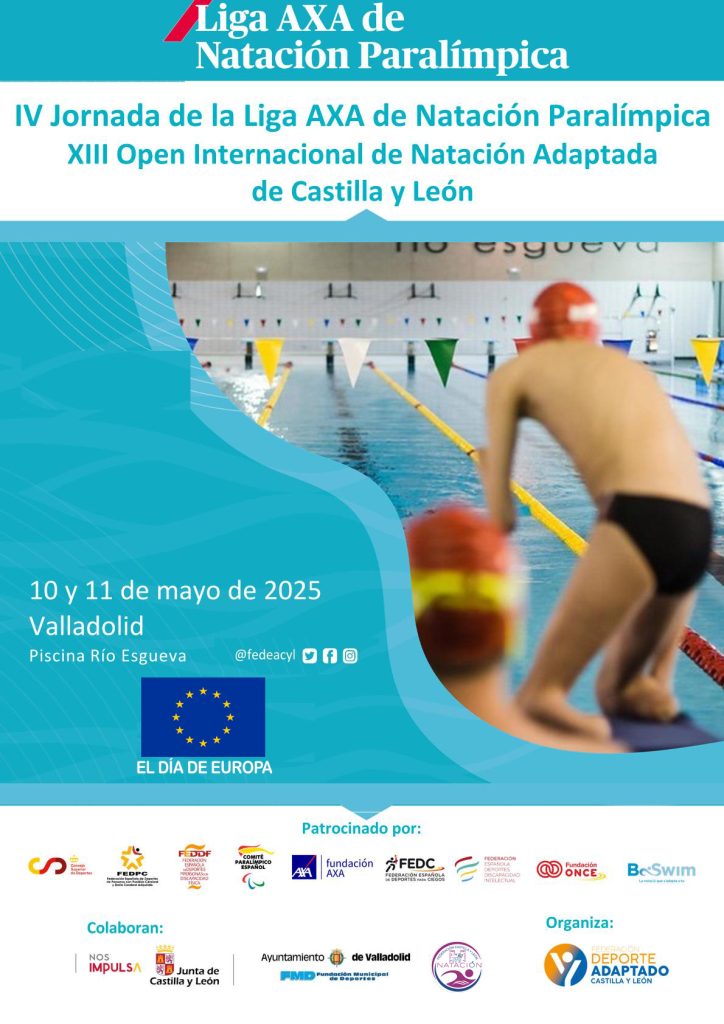 Cartel de XII Open Internacional de Castilla y León Natación Adaptada